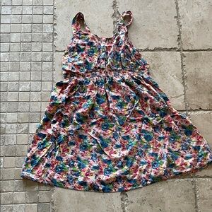 Colorful Floral Maternity Dress
